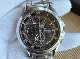 SEIKO / クロノグラフ パーペチュアル / 7T86-0AA0 / 状態ランク:Bなど2点