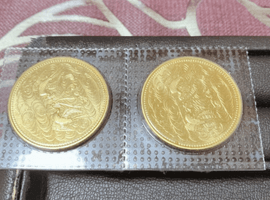 天皇御在位60年10万円金貨／御成婚記念5万円金貨／など