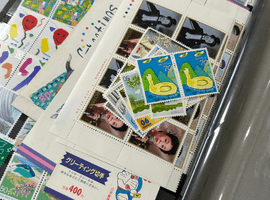 グリーティング切手（ドラえもん）／わたしの愛唱歌シリーズ（第9集「リンゴの唄」）など