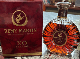 ブランデー／REMY MARTIN：XO スペシャル 現行 クリアボトル（状態ランク：D）など4点