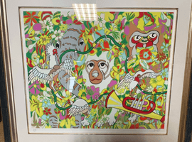 書画（掛軸・絵画）／版画：ジミー大西（メロディフェア）など8点