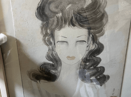水彩画 / 東郷青児など2点