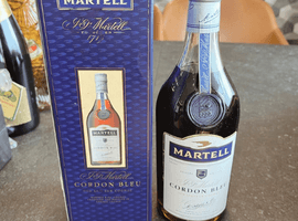 ブランデー：MARTELL（コルドンブルー オールドクラシック 旧旧ボトル）／ウイスキー：Suntory（ワールド ポスターズ）など5点