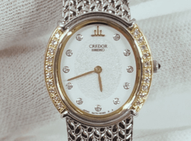 SEIKO / クレドール ダイヤベゼル 11P / 5A70-3000 / 状態ランク:Aなど5点