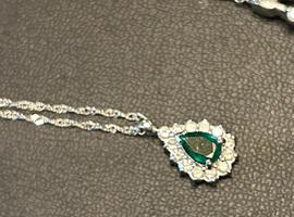 Pt900/Pt850 / エメラルド / 0.93ct / メレダイヤ / 0.53ctなど4点
