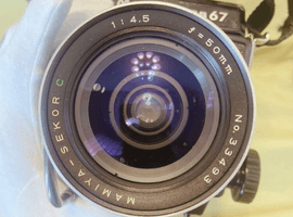 Mamiya：RB67 プロフェッショナル S＋SEKOR C 50mm F4.5 RB67用／Nikon：AF-S TELECONVERTER TC-14E IIなど6点