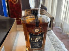 ウイスキー/Suntory:クレスト 12年 向獅子(状態ランク:D)など4点