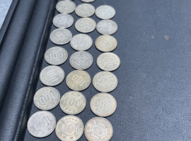 昭和39年発行 100円銀貨（鳳凰/オリンピック/稲穂）など複数点