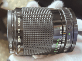 Canon：NEW FD 100mm F2など4点