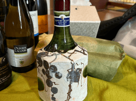 Suntory:織部葡萄文面取瓶 織部焼など10点