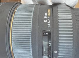 SIGMA：AF 12-24mm F4.5-5.6 EX DG HSM (キヤノンEF用)など3点