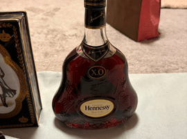 ブランデー／Hennessy：XO 金キャップ クリアボトル（状態ランク：C）など3点