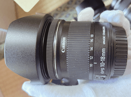 Canon：EF-S 10-18mm F4.5-5.6 IS STM／Canon：EF-S 55-250mm F4-5.6 IS STMなど4点