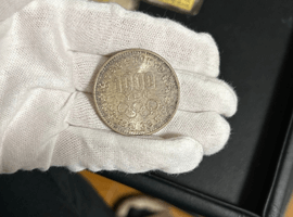 千円銀貨など3点