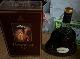 ブランデー／Hennessy：XO 金キャップ クリアボトル（状態ランク：A）など5点