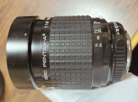 PENTAX：SMC PENTAX-A* 135mm F1.8／Nikon：NEW FM2 シルバー ボディ＋NIKKOR 43-86mm F3.5 Ai改など2点