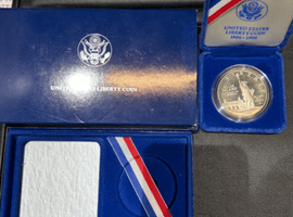 1986年 アメリカ リバティコイン記念セット(UNITED STATES LIBERTY COIN)など複数点