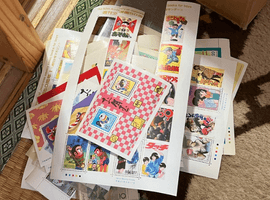 週刊少年漫画50周年記念/平成6年お年玉切手シートなど