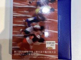 第11回IAAF世界陸上競技選手権大阪大会記念2007プルーフ貨幣セットなど複数点