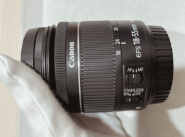 Canon：EF-S 18-55mm F4-5.6 IS STM／Canon：EF-S 55-250mm F4-5.6 IS STMなど3点