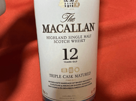 ウイスキー／MACALLAN：12年 トリプルカスク（状態ランク：A）など3点