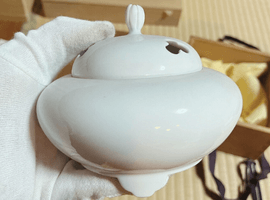 香炉：井上萬二／洋物：バカラなど4点
