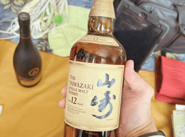 ウイスキー：Suntory（山崎 12年 シングルモルト）／ブランデー：REMY MARTIN（VSOP 旧）など3点
