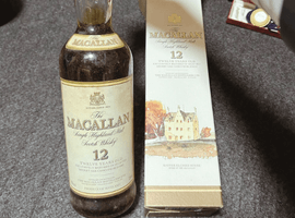 ウイスキー：MACALLAN（マッカラン 12年 シェリーオークカスク 旧ボトル）／ウイスキー：I.W.HARPER（プレジデントリザーブ）など10点