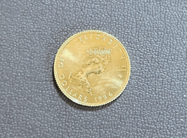1986年 カナダ メイプルリーフ金貨 1/4オンス(10ドル)など7点