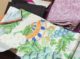 振袖/色無地/袋帯など4点