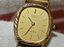 SEIKO / エクセリーヌ 14K×SS / 2320-5990 / 状態ランク:Bなど2点
