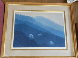 書画（掛軸・絵画）／版画：東山魁夷（曙）など4点