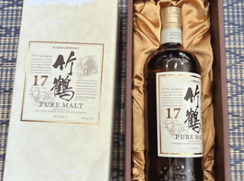 ウイスキー：NIKKA（竹鶴 17年 ピュアモルト）など2点