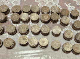 旭日50銭銀貨など古銭類