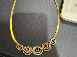 K18 / ルビー / 3.96ct / メレダイヤ / 4.14ctなど7点