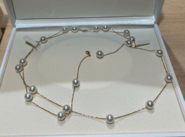 ネックレス / TASAKI / ステーションパール ステーションネックレス ステーションパール / 750 / パールなど2点