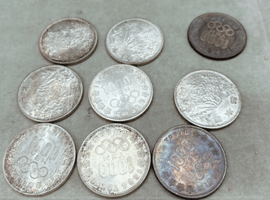 旧硬貨／在位十万円金貨／穴銭／など