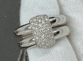 CHAUMET / デュオ リング / 750 / メレダイヤなど2点(八王子駅北口店よりご来店・店頭買取）｜宝石の高価買取ならバイセル