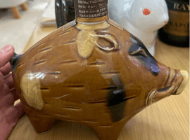 ウイスキー/Suntory:オールド 干支ボトル 亥 1983年 陶器(状態ランク:B)など15点