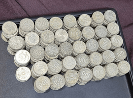 100円銀貨／5銭玉／古銭一式／など