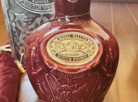 ウイスキー：CHIVAS BROTHERS（ロイヤルサルート 21年 赤 陶器）／ブランデー：Hennessy（VSOP スリムボトル グリーンボトル）など5点
