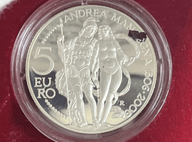 サンマリノ 2006年 アンドレア・マンテーニャ没後500周年記念 5ユーロ銀貨など