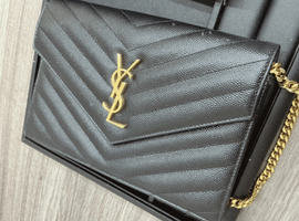 Yves Saint-Laurent(YSL) / チェーンウォレット YSL / GNC393953 / 状態ランク：Bなど2点