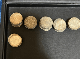 小型50銭硬貨類など3点