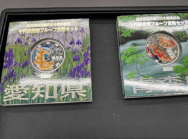 地方自治法施行60周年記念千円銀貨幣プルーフ貨幣セット（愛知県・青森県 2点セット）など複数点