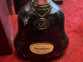 ブランデー／Hennessy：XO 金キャップ クリアボトル（状態ランク：D）など7点