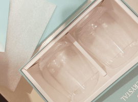 ティファニー／ホヤクリスタルなど4点