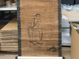 掛軸 / 狩野探幽 / 模写など3点