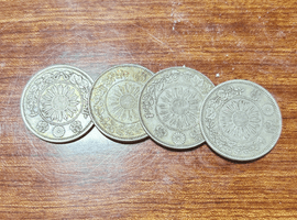 旭日竜50銭銀貨など古銭類