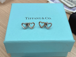 TIFFANY & Co. / ダブルオープンハートピアス / 状態ランク:Bなど3点